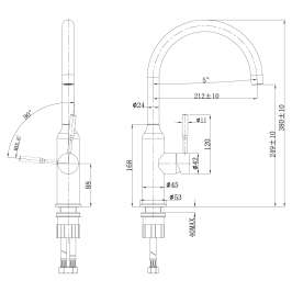 Смеситель Lemark Expert LM5079S для кухни