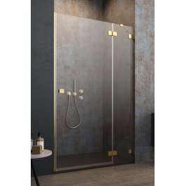 Душевая дверь Essenza Pro Gold DWJ 100 Left gold прозрачное 6 mm 10099100-09-01L 10099100-09-01L