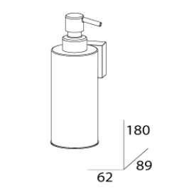 Дозатор жидкого мыла FBS Esperado Esp 011 (металл)