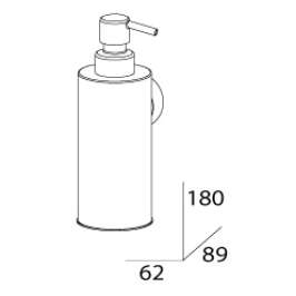 Дозатор жидкого мыла FBS Vizovice Viz 011 (металл)