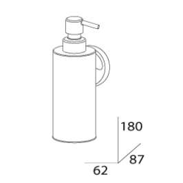 Дозатор жидкого мыла FBS Ellea Ell 011 (металл)