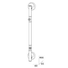 Штанга двухпозиционная FBS Ellea Ell 077 (47 см)