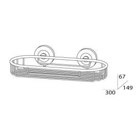 Полка-решетка FBS Standard Sta 049 (30 см)