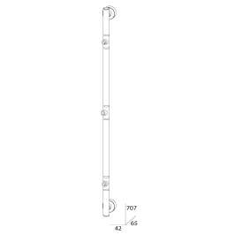 Штанга трехпозиционная FBS Standard Sta 078 (71 см)