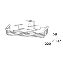 Полка-решетка FBS Esperado Esp 048 (22 см)