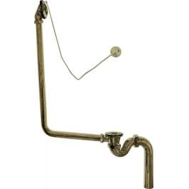 Слив-перелив с гидрозатвором бронза BB-OVF-02-BRN