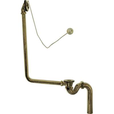 Слив-перелив с гидрозатвором бронза BB-OVF-02-BRN