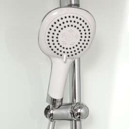 Душевая кабина DTO 80x80 V8015 стекло прозрачное, профиль хром