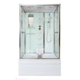 Душевая кабина DTO 120x90 V1245 стекло прозрачное, профиль хром