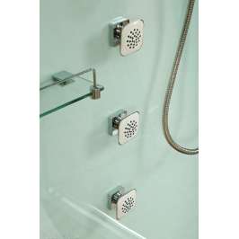 Душевая кабина DTO 120x90 V1245 стекло прозрачное, профиль хром