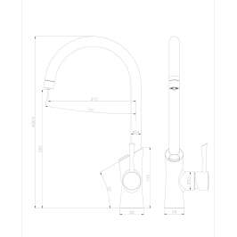 Смеситель Lemark Comfort LM3072C для кухонной мойки с подключением к фильтру для питьевой воды