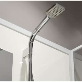 Душевая кабина Niagara Standart ST100/15Q/BK 100х100х200 квадрат, поддон 15см,распашная,проф.белый,без крыши
