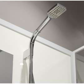 Душевая кабина Niagara Standart ST90/15Q/BK 90х90х200 квадрат, поддон 15см,распашная,проф.белый,без крыши