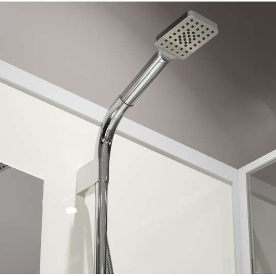 Душевая кабина Niagara Standart ST120/90/15Q/BK 120х90х200 прямоугольник,поддон 15см,распашная,проф.белый,без крыши