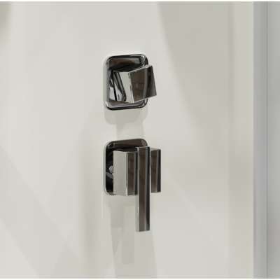 Душевая кабина Niagara Standart ST100/80/15Q 100х80х200 прямоугольник,поддон 15см,распашная,проф.белый,с крышей