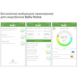 Водонагреватель Ballu BWH/S 50 Smart WiFi