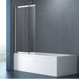 Шторка на ванну Cezares Slider A VF 11 90/145 C Cr 