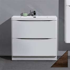 Раковина с тумбой BelBagno Ancona-N 80 rovere more напольная