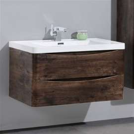 Тумба под раковину подвесная BelBagno Ancona-N 90 rovere more подвесная