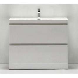 Раковина с тумбой BelBagno Energia-N 80 bianco lucido напольная