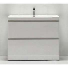 Раковина с тумбой BelBagno Energia-N 80 bianco lucido напольная