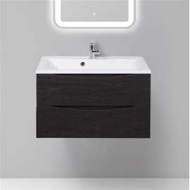 Тумба под раковину подвесная BelBagno Marino 80 rovere cioccolato amaro