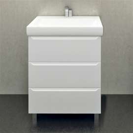 Тумба под раковину 1MarKa Кода 60Н белый глянец