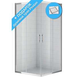 Душевой уголок Cezares Eco A2 80 C Cr стекло прозрачное