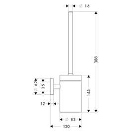 Ершик Hansgrohe Logis 40522000