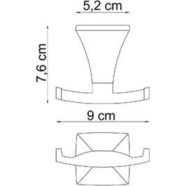 Крючок Wasserkraft Wern K-2523D двойной