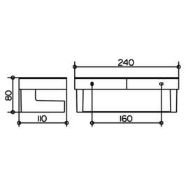 Полка Keuco Collection Moll 12758 белый