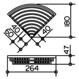 Полка Keuco Universal 24944 4,7 см