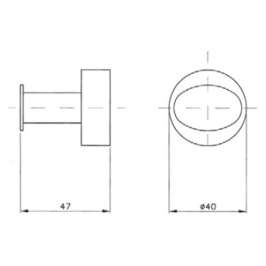 Крючок Nicolazzi Minimale 1481MGO