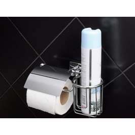 Держатель туалетной бумаги Fixsen Kvadro FX-61309+10 с держателем освежителя