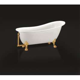 Акриловая ванна BelBagno BB06-1700-ORO ножки золото