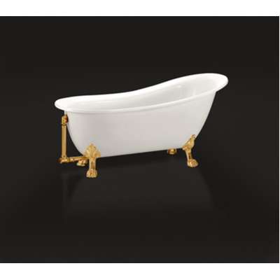 Акриловая ванна BelBagno BB06-1700-ORO ножки золото