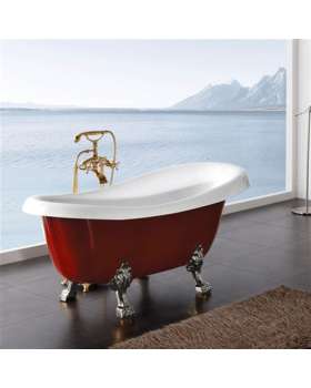 Акриловая ванна BelBagno BB04-ROS-CRM