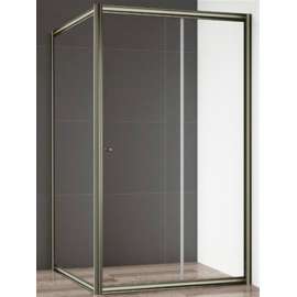 Душевая дверь Cezares Giubileo-BF-1 прозрачное стекло, бронза