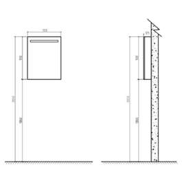 Зеркало-шкаф BelBagno SPC-1A-DL-BL-500