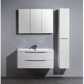 Тумба под раковину подвесная BelBagno Ancona-N 100 bianco lucido подвесная