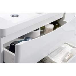 Тумба под раковину подвесная BelBagno Ancona-N 80 bianco lucido подвесная