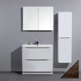 Раковина с тумбой BelBagno Ancona-N 80 rovere more напольная