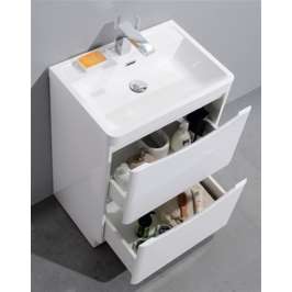 Раковина с тумбой BelBagno Ancona-N 80 rovere more напольная