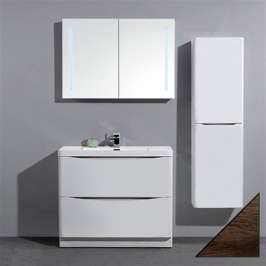 Раковина с тумбой BelBagno Ancona-N 90 rovere more напольная