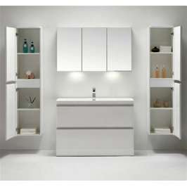 Раковина с тумбой BelBagno Energia-N 120 bianco lucido напольная