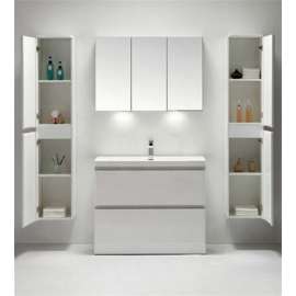 Раковина с тумбой BelBagno Energia-N 80 bianco lucido напольная