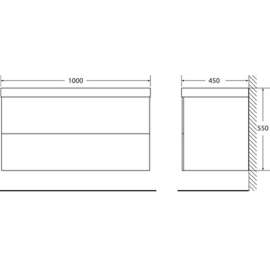 Тумба под раковину подвесная BelBagno Regina 100 marmo rosa