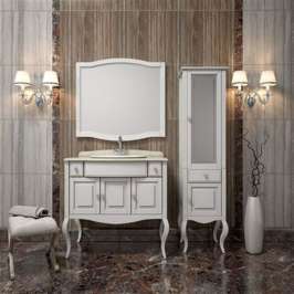 Зеркало для ванной Opadiris Лаура 100 белое Z0000012819