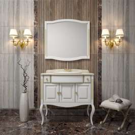 Зеркало для ванной Opadiris Лаура 100 белое 