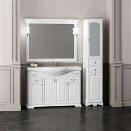 Зеркало для ванной Opadiris Риспекто 120 белое матовое Z0000012656